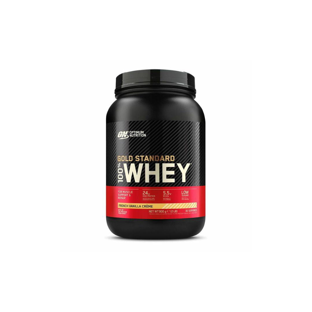 100% Whey Gold Standard French Vanille Cream 908g - OPTIMUM NUTRITION