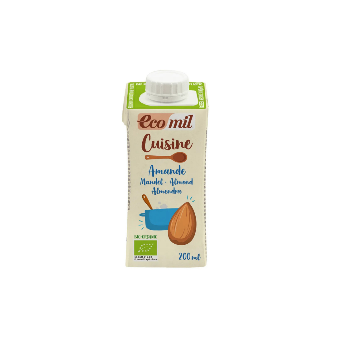 Crème cuisine amande bio 200ml - ECOMIL