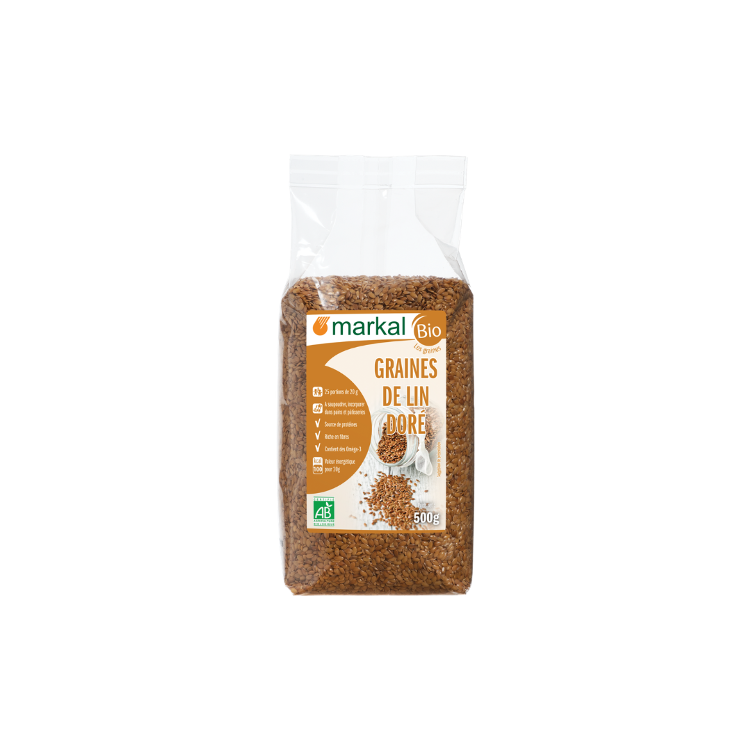 Graines de Lin Dorées Bio 250g
