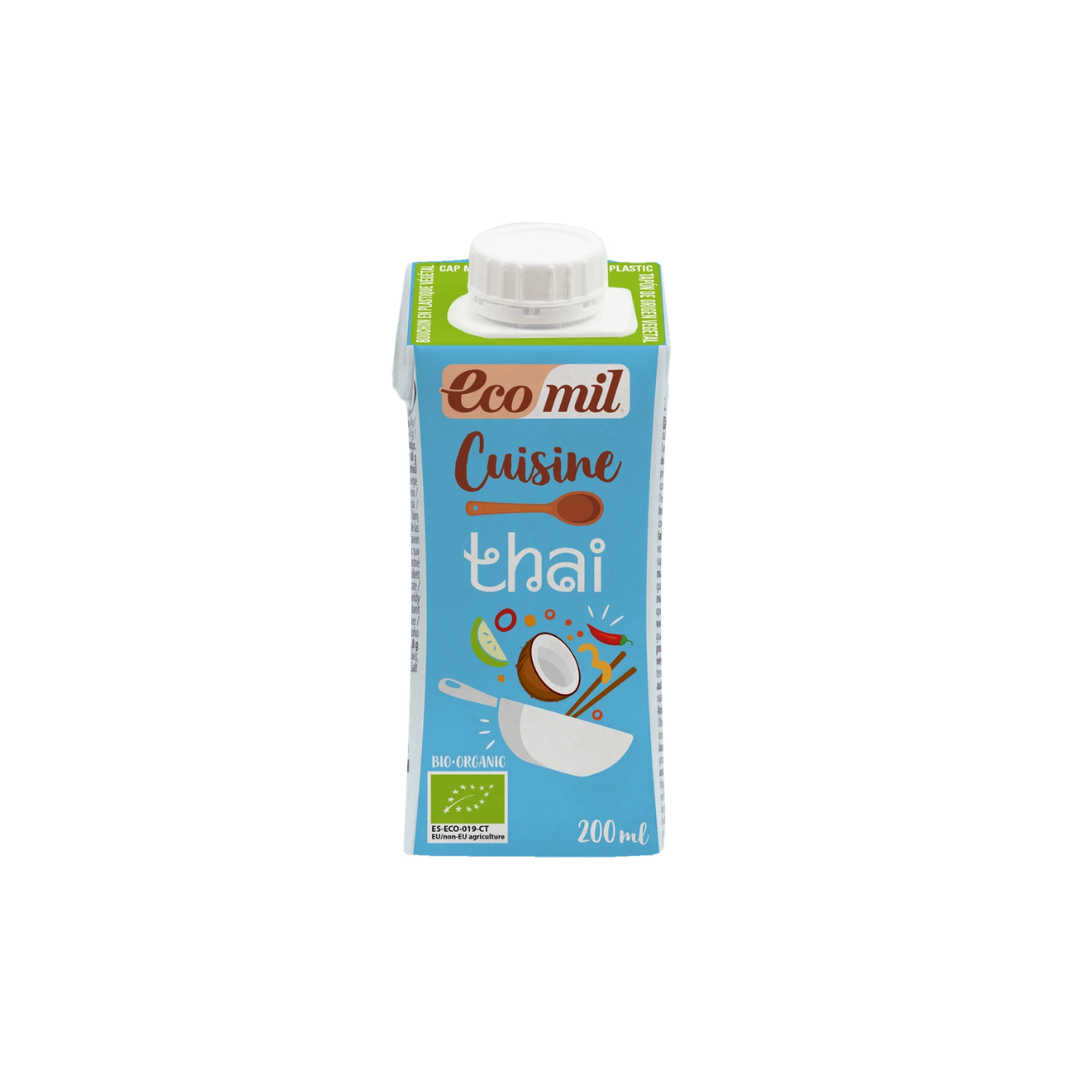 Crème cuisine thaï bio 200ml - ECOMIL