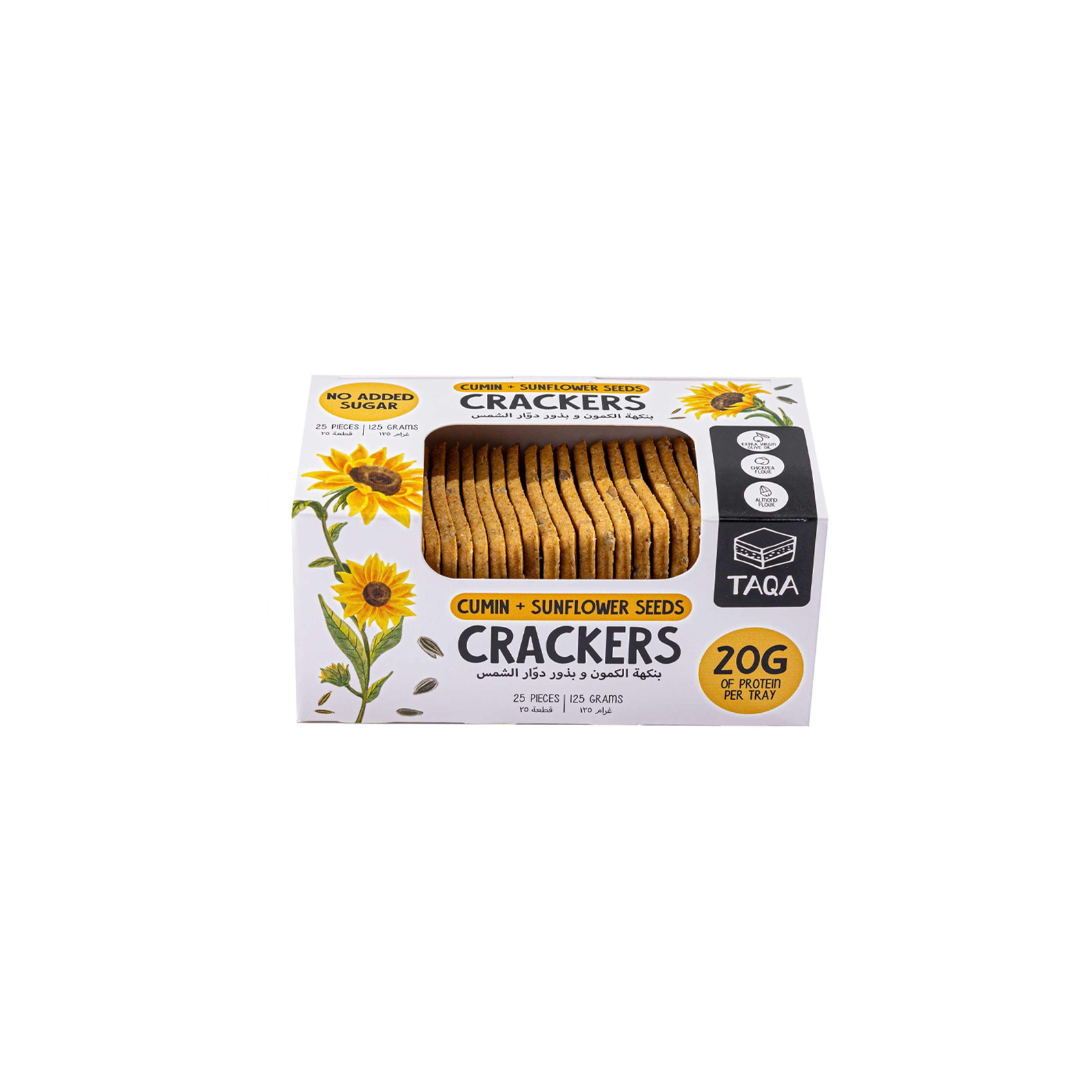 Crackers vegan cumin & sunflower - TAQA