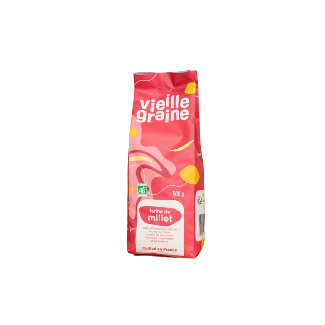 Farine de millet bio 500g - VIEILLE GRAINE