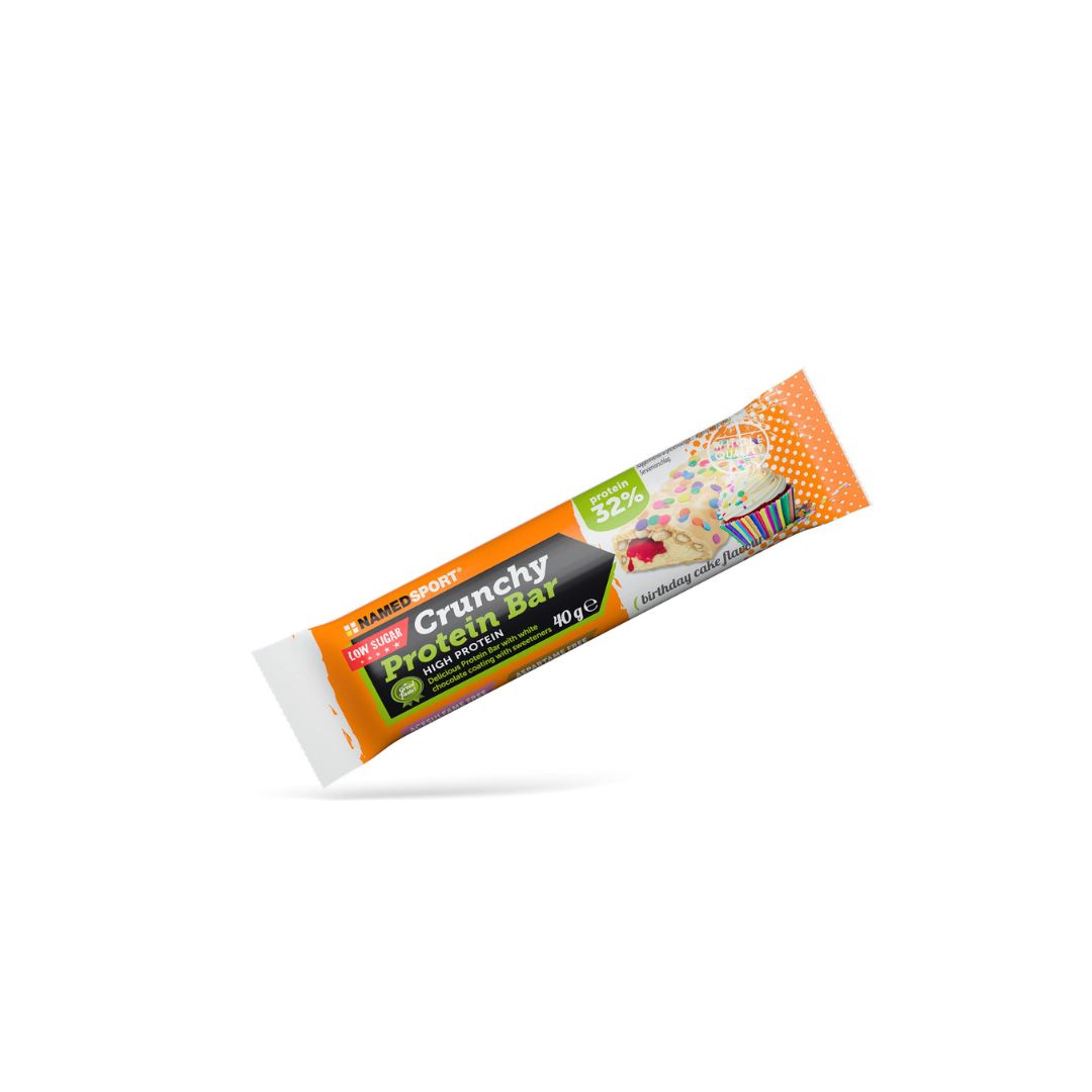 Barre Proteinée Crunchy Birthday Cake 40g - NAMED SPORT