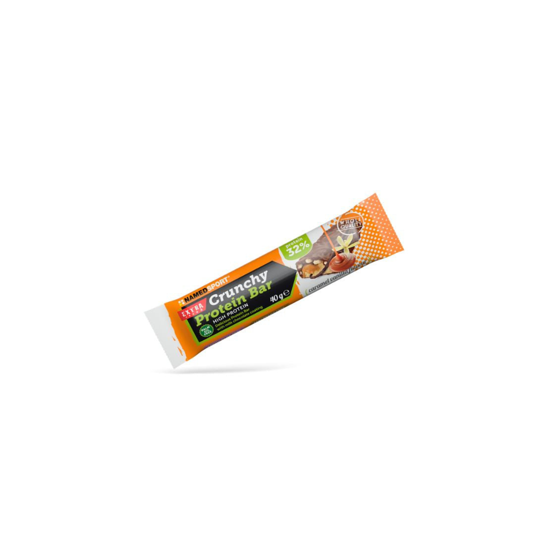 Barre Protéinée Crunchy Caramel Vanille Bar 40g - NAMED SPORT
