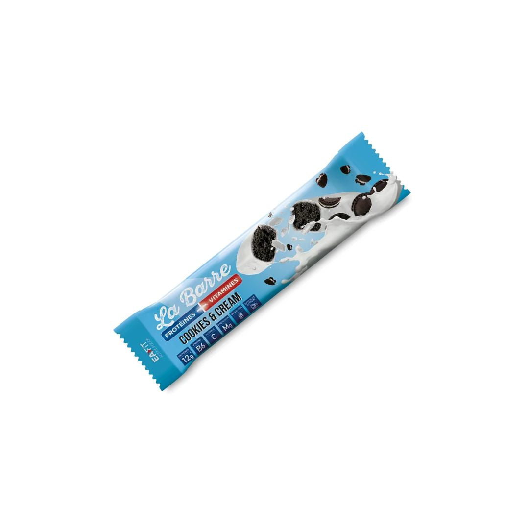 Barre Protéines + Vitamines Cookies&Cream 49g - EAFIT