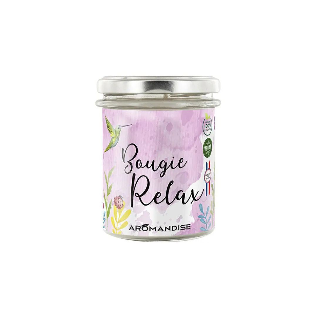 Bougie D'Ambiance Relax 150g - AROMANDISE