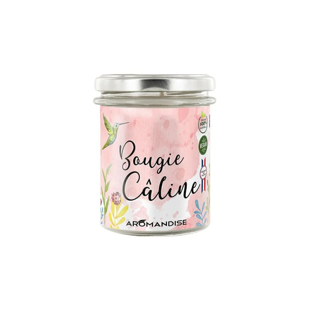 Bougie d'Ambiance Câline 150g - AROMANDISE