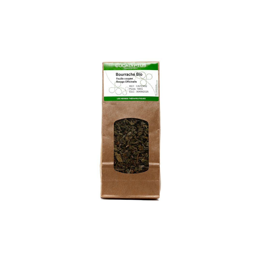 Bourrache Feuilles Coupées Bio 100g