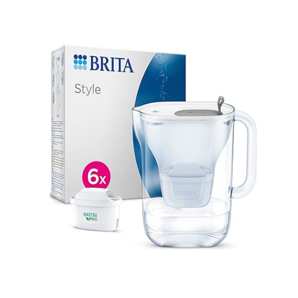 Carafe Filtrante Marella Blanc Gris 2.4L - BRITA