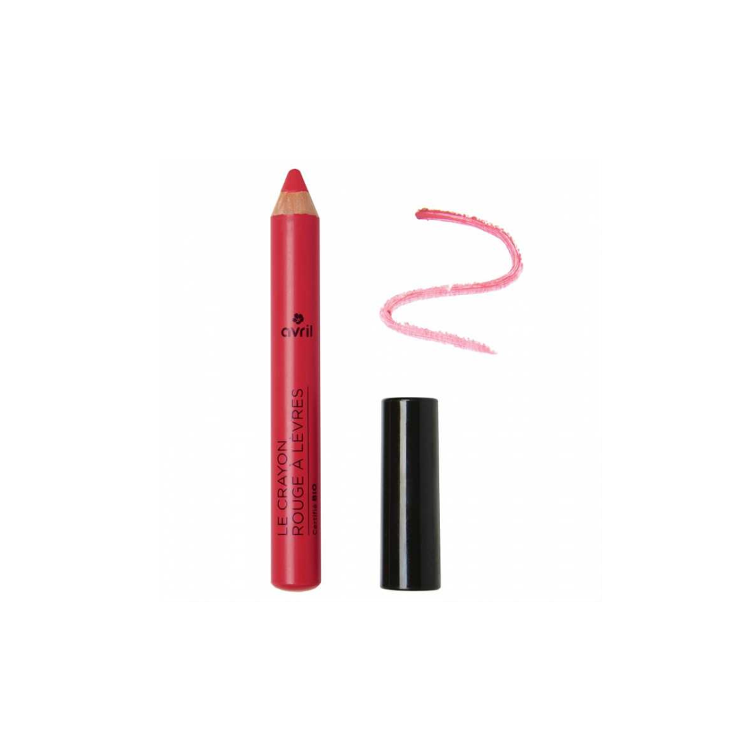 Crayon Rouge à Lèvres Rose Indien Bio - AVRIL