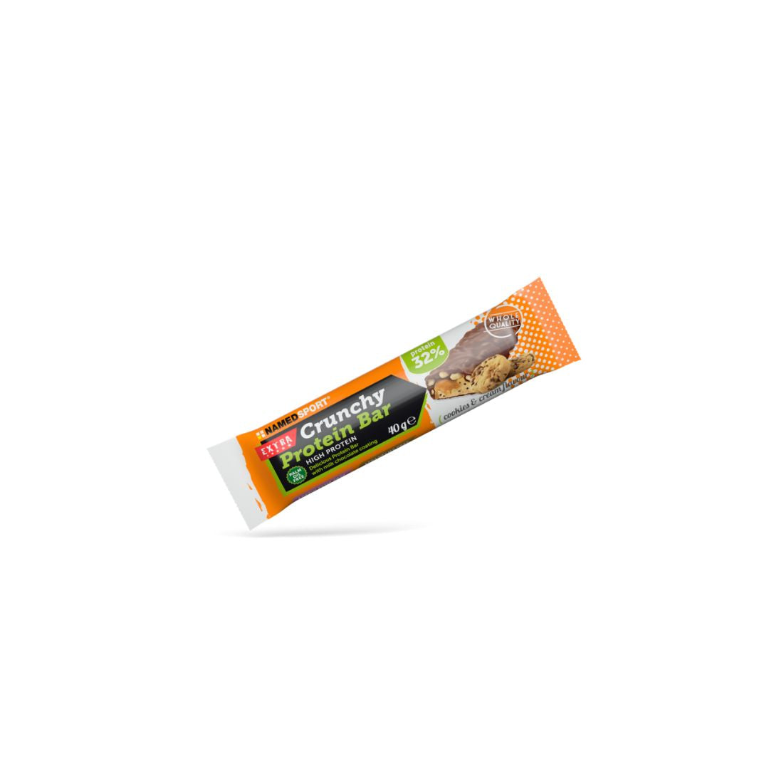 Barre Protéinée Crunchy Cookies&Cream Bar 40g - NAMED SPORT