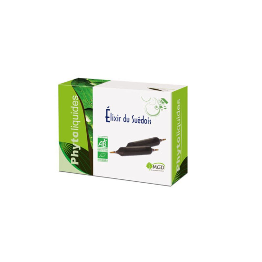 Elixir du Suedois 10 Ampoules Bio - MGD