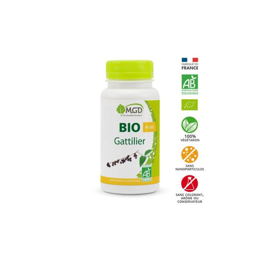 Gattilier Bio 90 Gélules 230mg - MGD