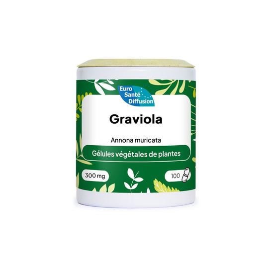 Graviola Fruit 100 gélules 300mg - EURO SANTE DIFFUSION
