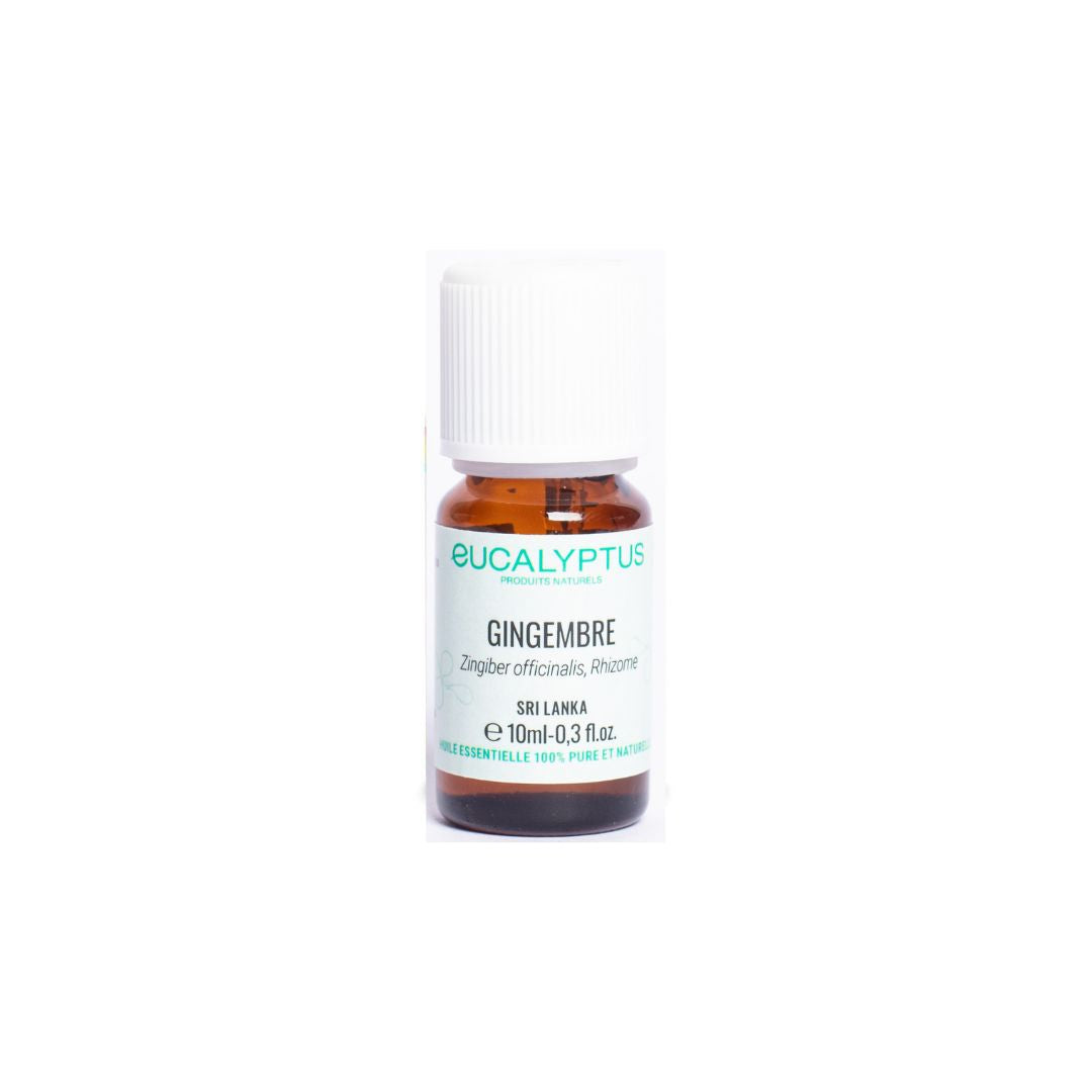 Huile Essentielle de Gingembre Frais Bio 10ML EUCALYPTUS Huile Essentielle de Gingembre Frais Bio 10ML EUCALYPTUS