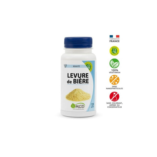 Levure de Bière 120 Gélules 530mg - MGD