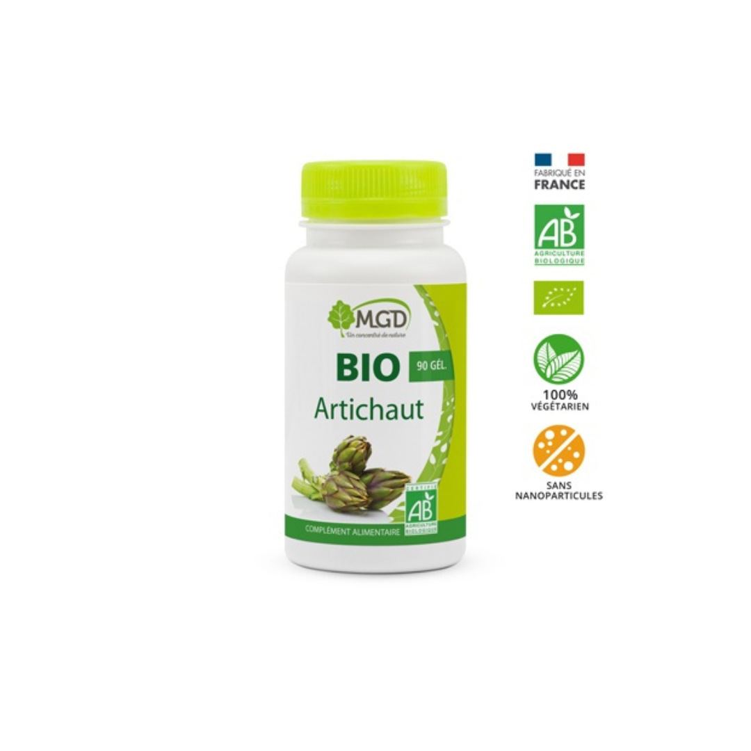 Artichaut Bio 90 Gélules 240mg - MGD
