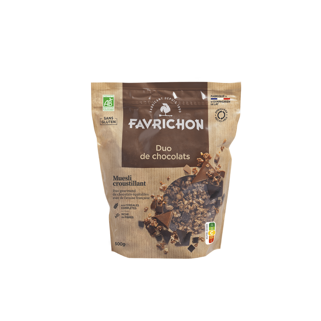 Muesli Croustillant Duo Chocolat 500g - FAVRICHON