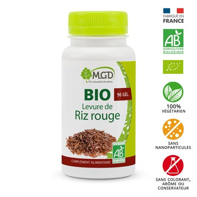 Levure de Riz Rouge 90 Gélules - MGD