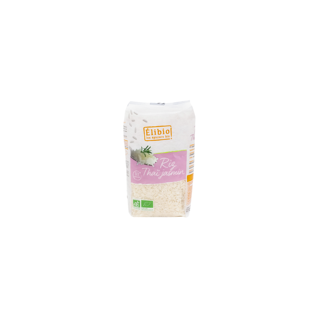 Riz Thai Jasmin Blanc 1kg - ELIBIO