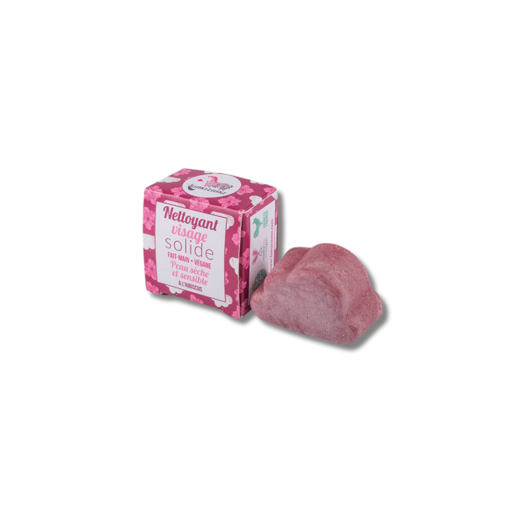 Nettoyant Visage Peau Sèche Hibiscus 25g - LAMAZUNA