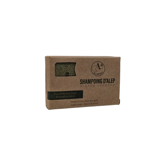 SHAMPOING SOLIDE D'ALEP ANTIPELLICULAIRE 100G - ALEPEO