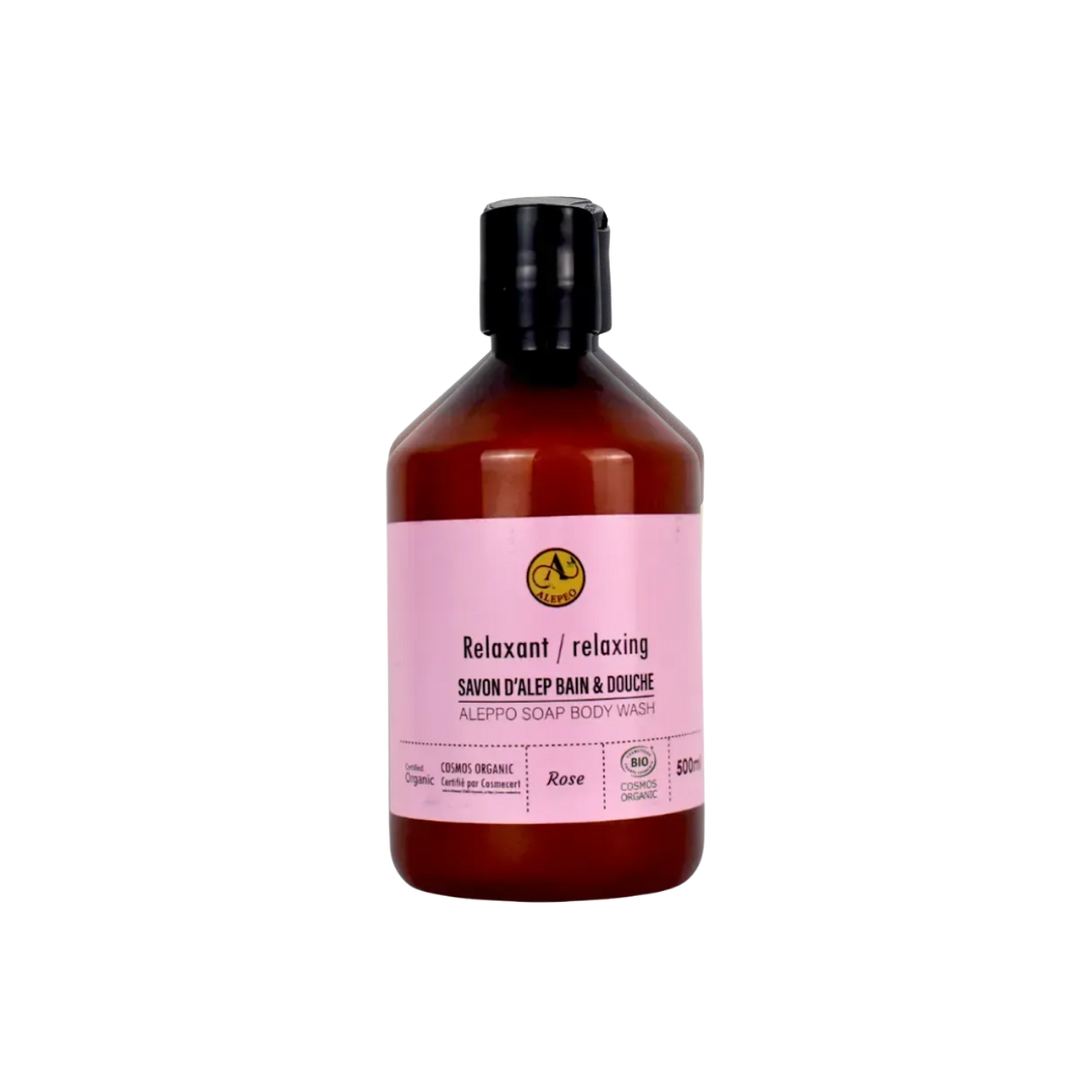 Savon D' Alep Bain et Douche Rose - ALEPEO