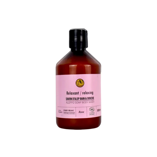 Savon D' Alep Bain et Douche Rose - ALEPEO