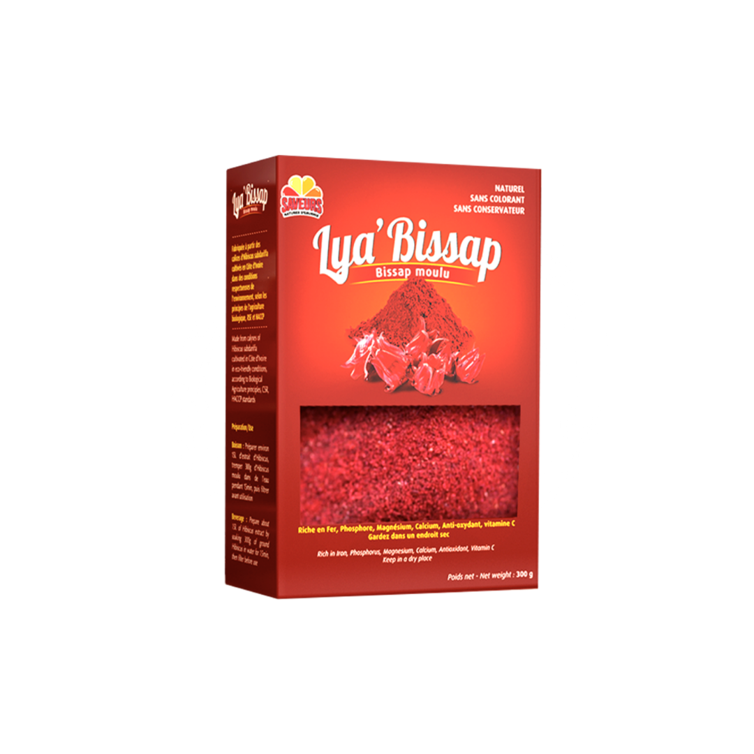 Bissap Moulu Nature 300g - LYA'BISSAP