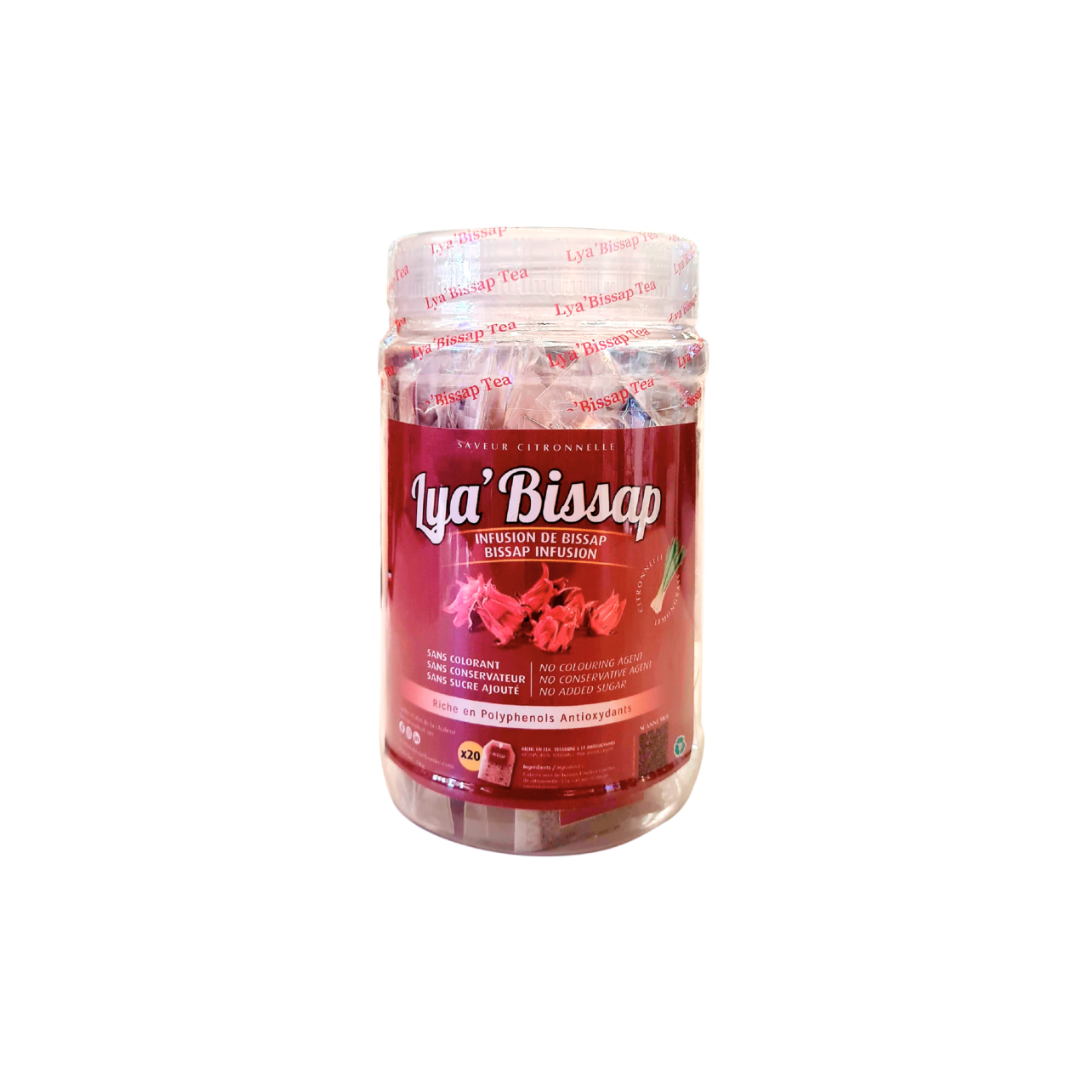 Infusion d'Hibiscus 20 sachets 100g - LYA BISSAP
