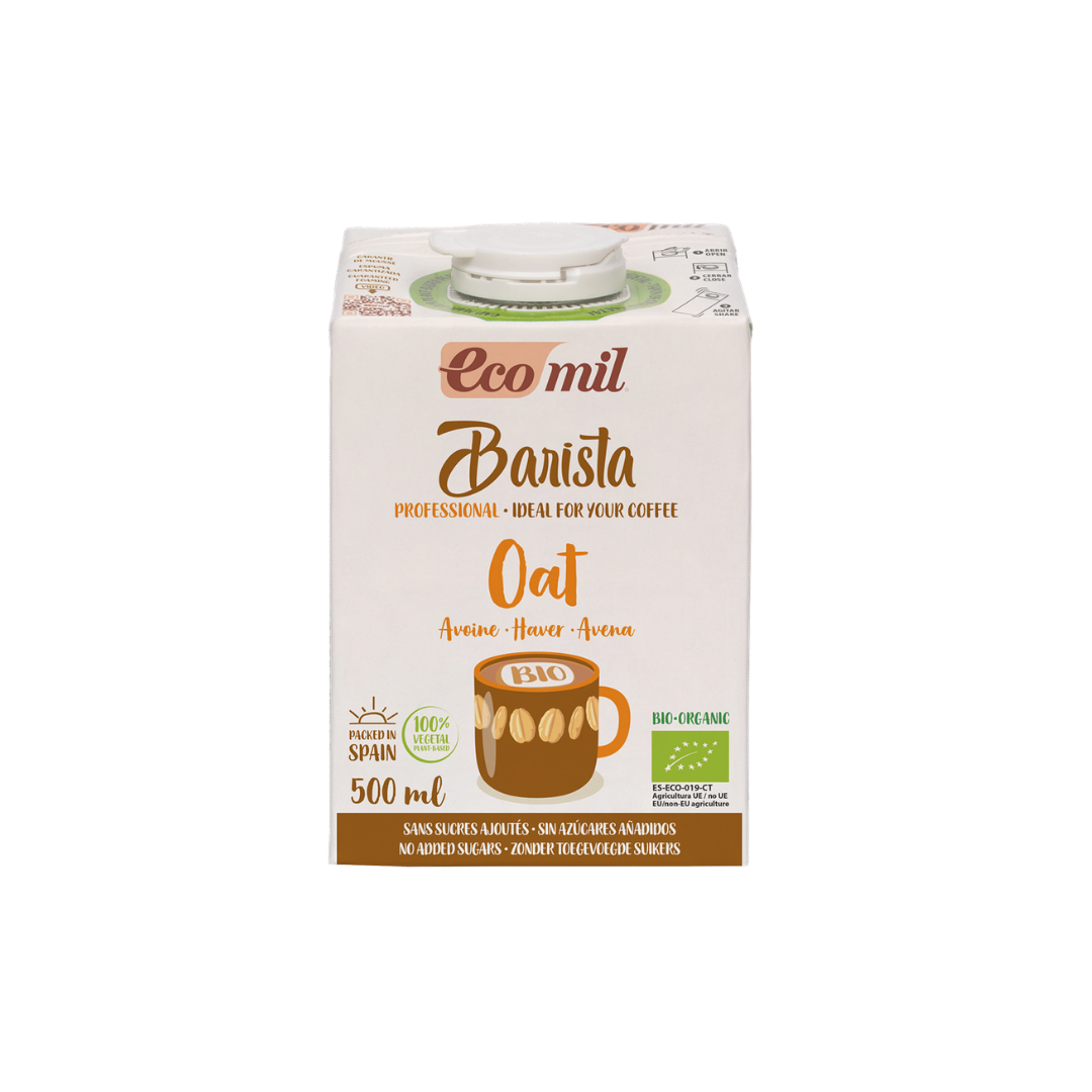 Boisson Barista Avoine bio sans sucre ajouté 500ml - ECOMIL