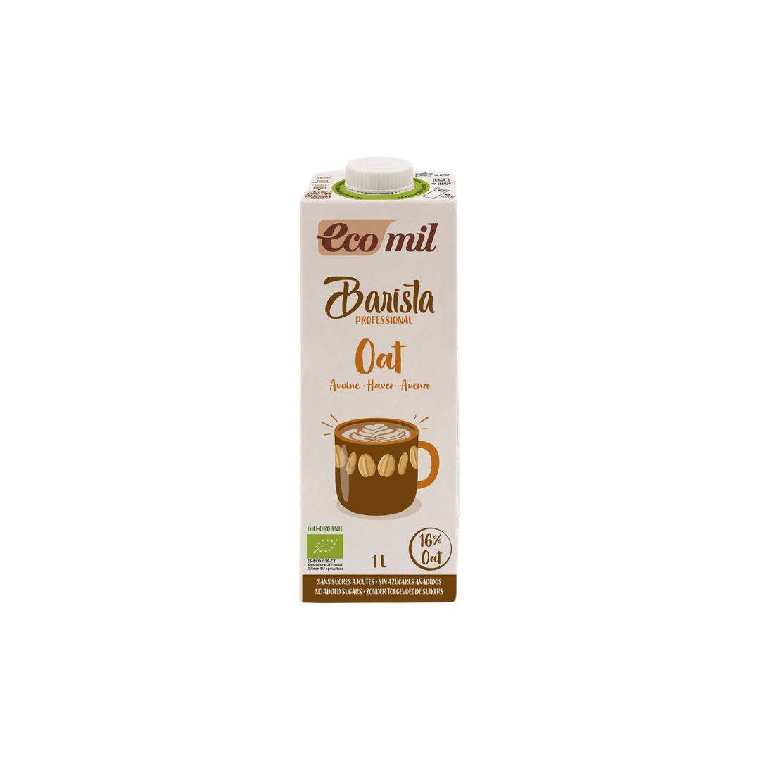 Boisson Barista Avoine bio sans sucre ajouté 1L - ECOMIL