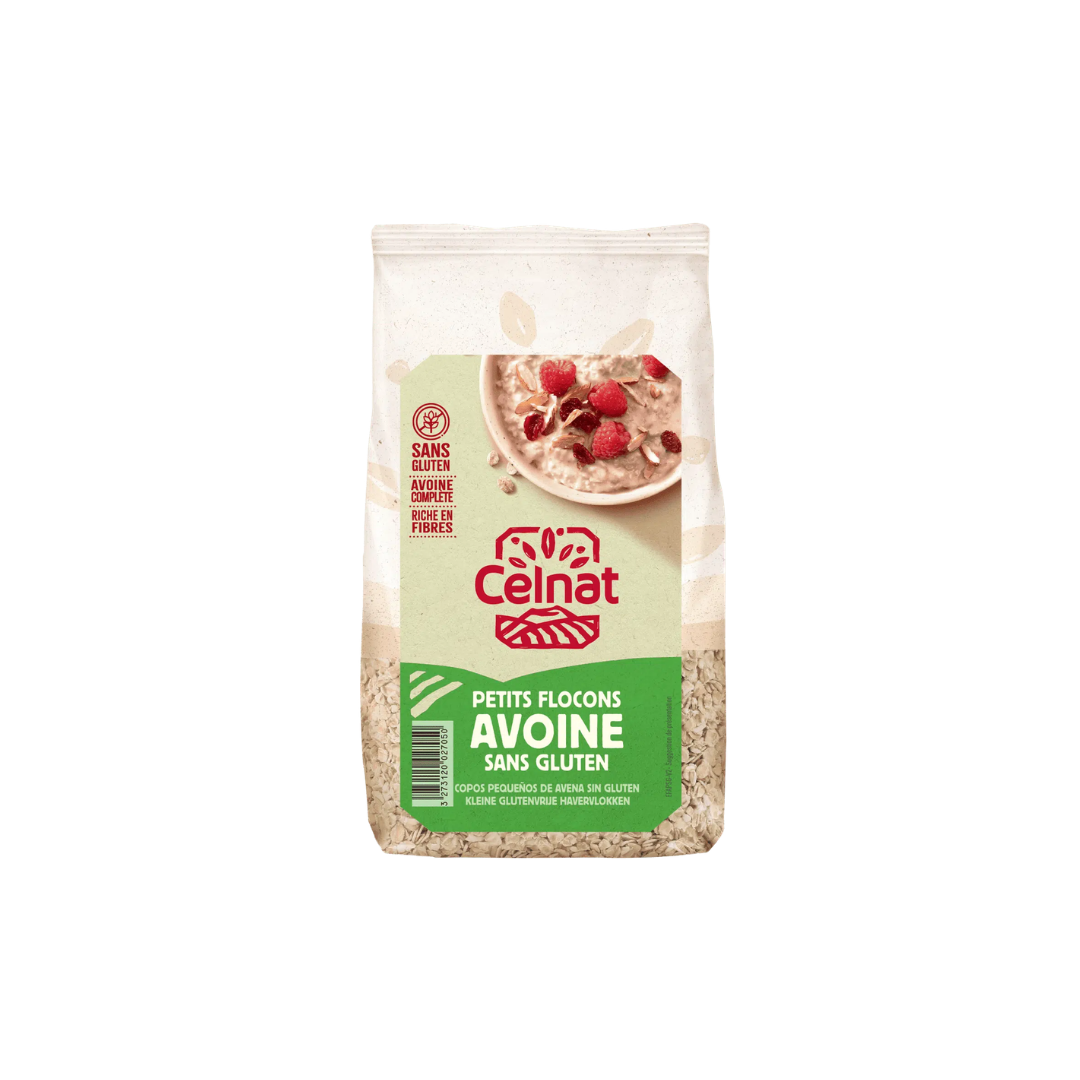 Petits flocons d'avoine sans gluten 500g - CELNAT