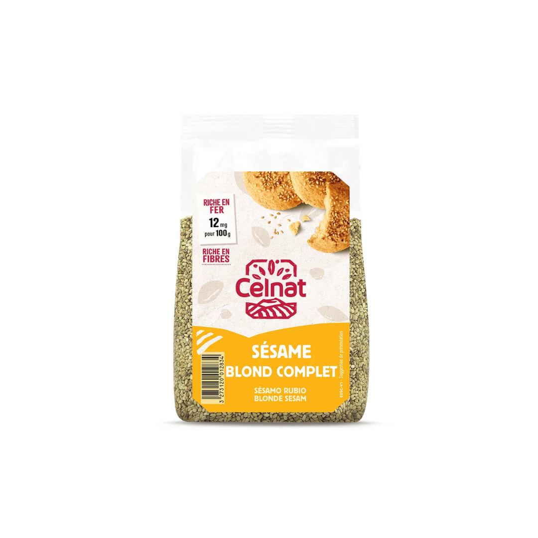 Sésame blond complet 250g - CELNAT