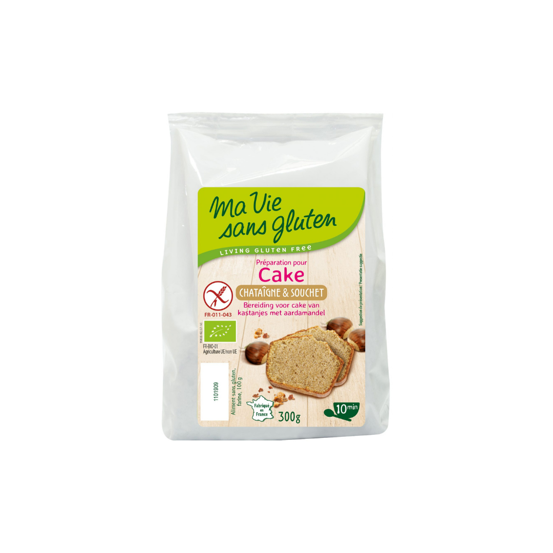 Préparation pour cake châtaigne et souchet 300g - MA VIE SANS GLUTEN