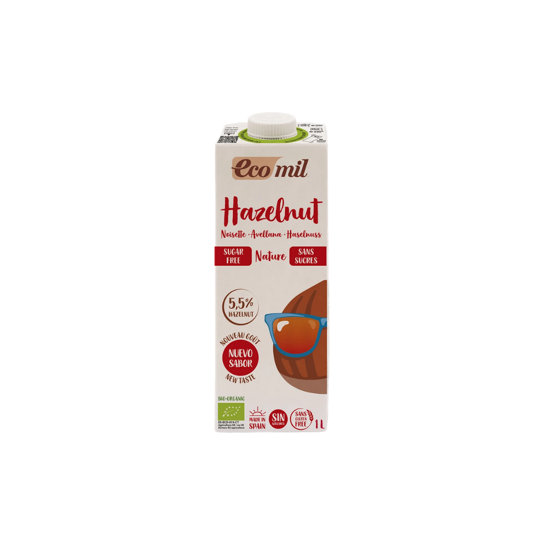 Boisson noisettes bio sans sucre 1L - ECOMIL