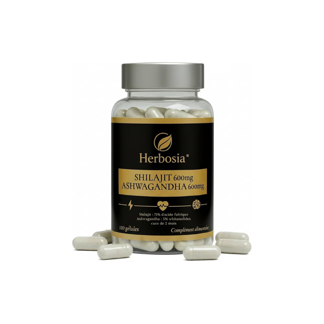 Shilajit 120 gélules - Herbosia