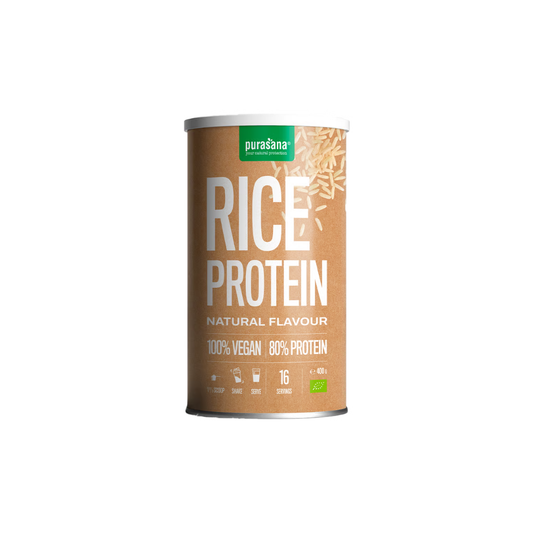 Protéines véganes bio 80% riz nature 400g - PURASANA