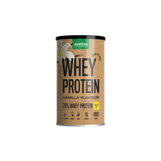 Whey protéines 73% petit lait vanille 400g - PURASANA