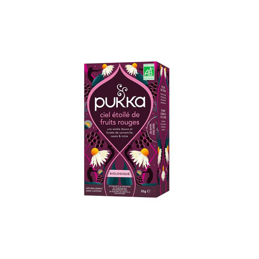 Infusion ciel étoilé de fruits rouges 20 sachets - PUKKA