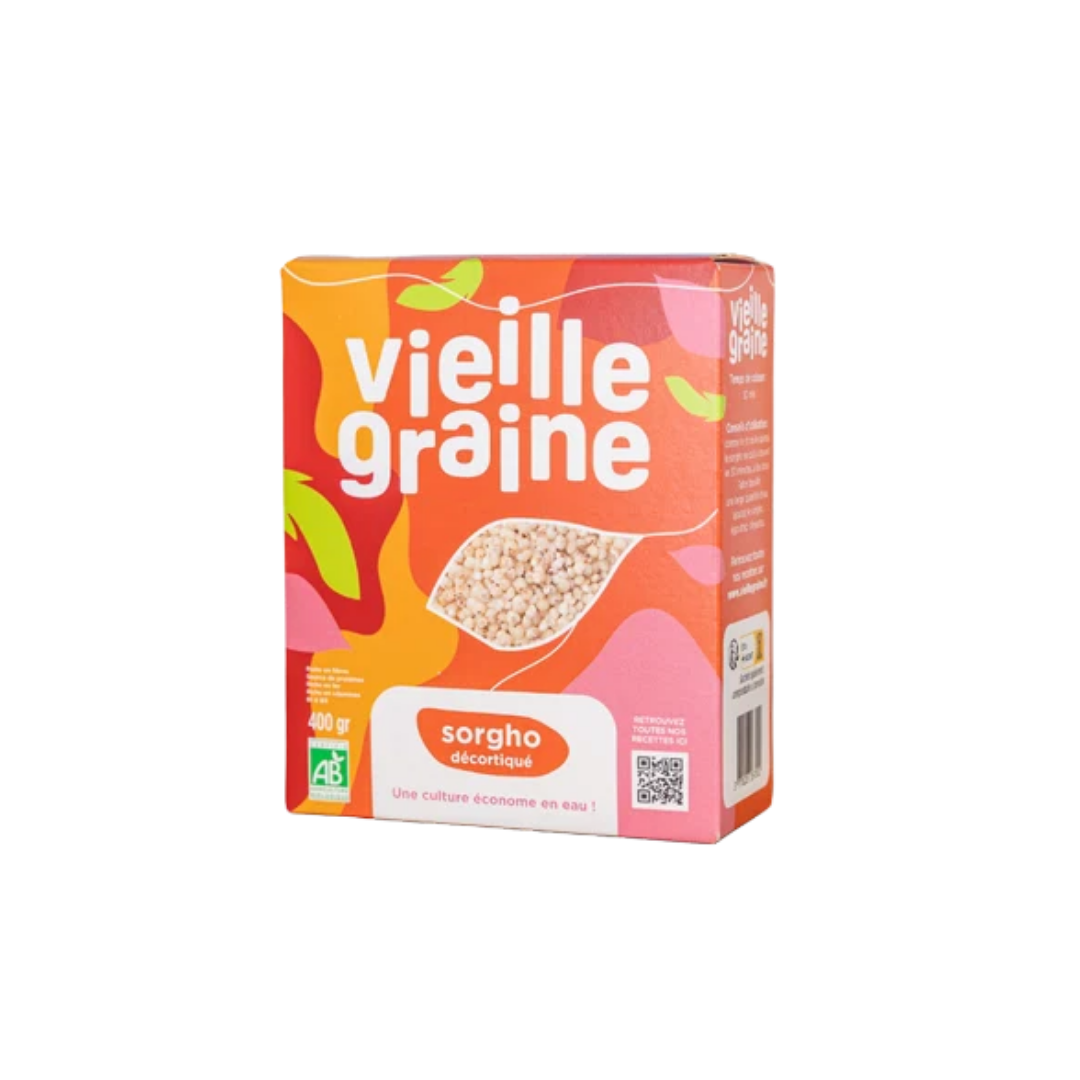 Sorgho décortiqué bio 400g - VIEILLE GRAINE