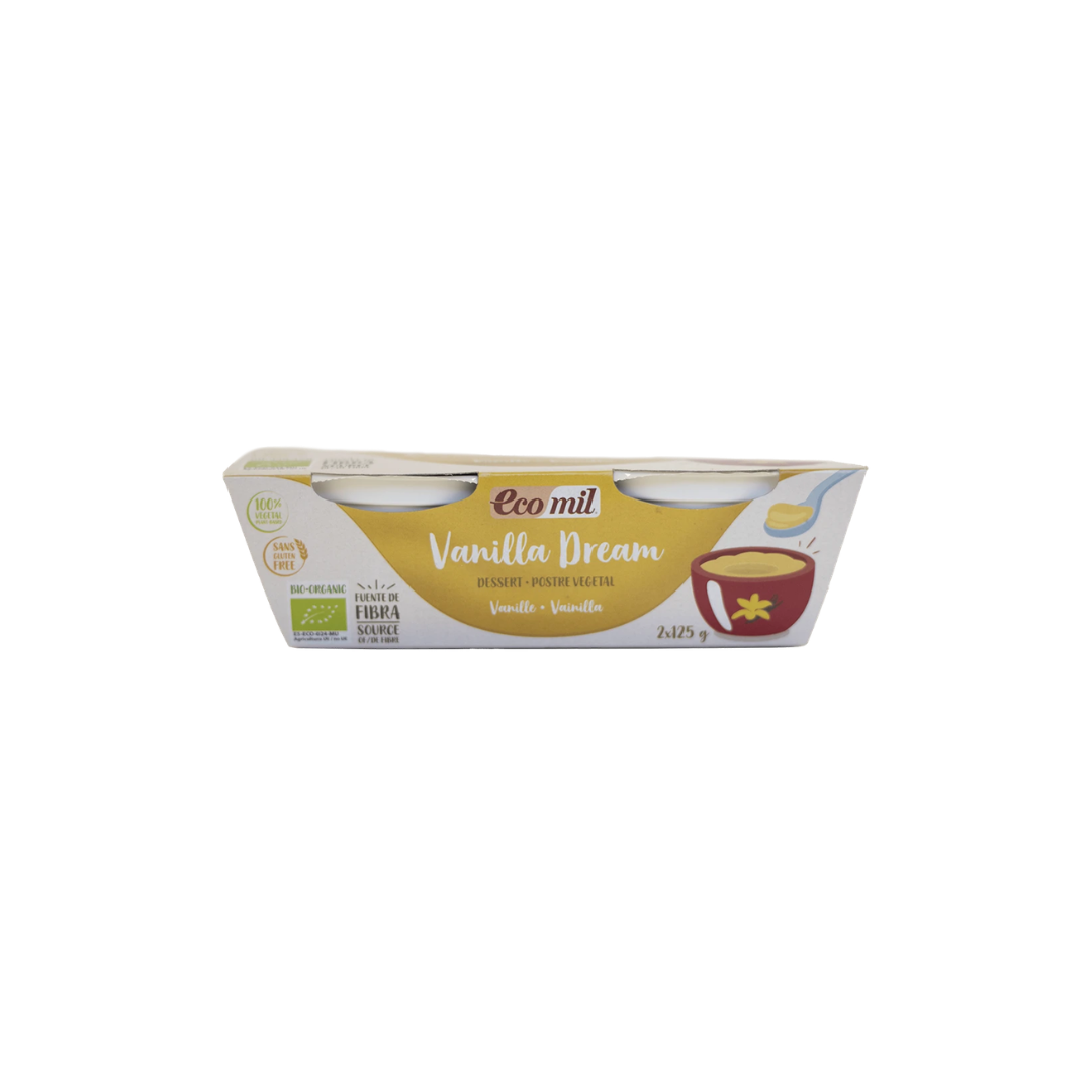 Dessert vanille dream bio 2 x 125g - ECOMIL