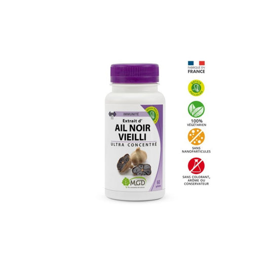 Ail Noir Vieilli 60 Gélules 500mg - MGD