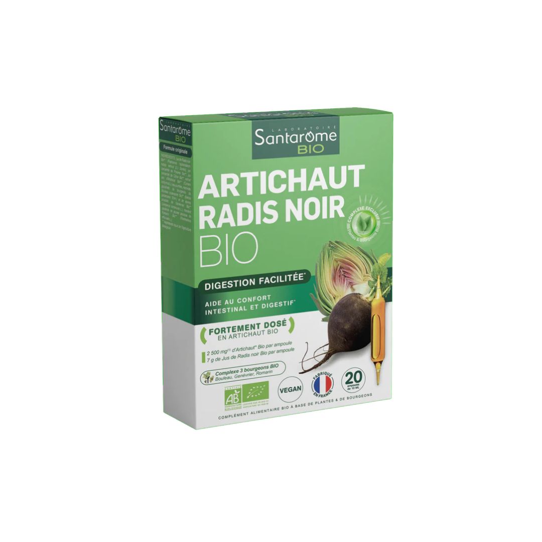 Artichaut Radis Noir 20 Ampoules - SANTAROME