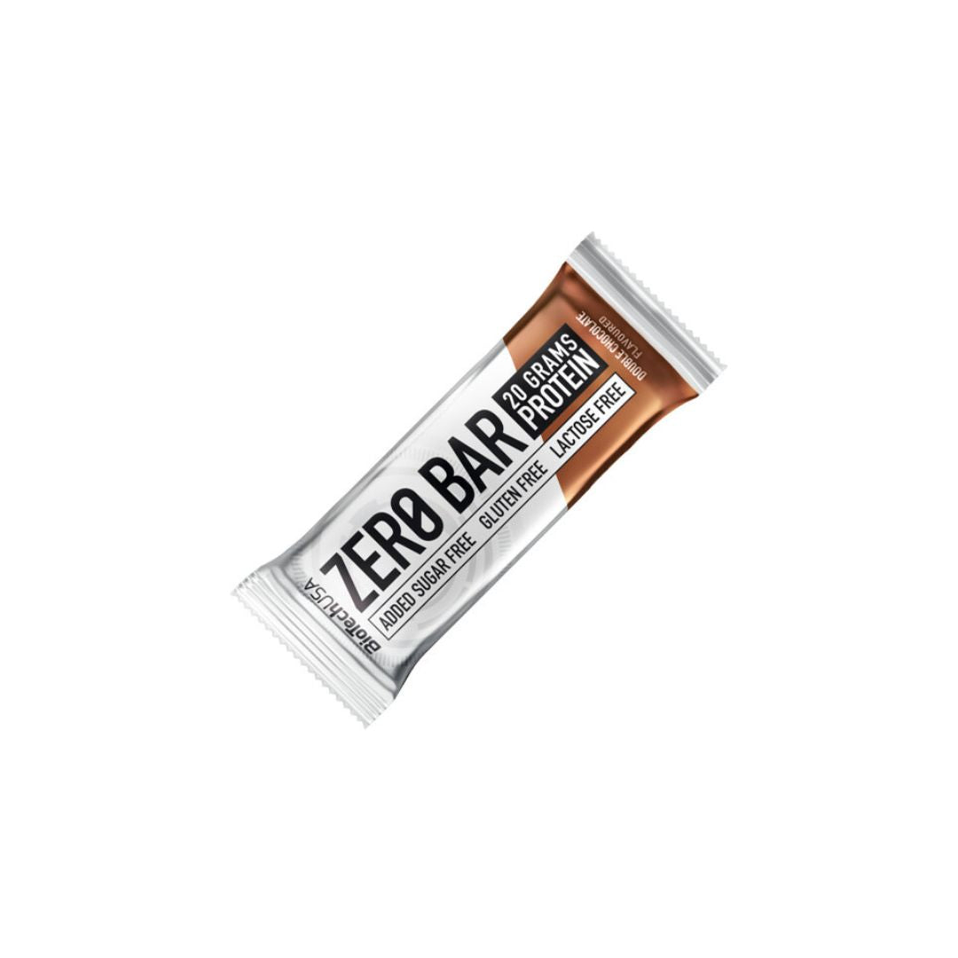 Barre Zéro Bar Double Chocolat 50g - BIOTECH USA