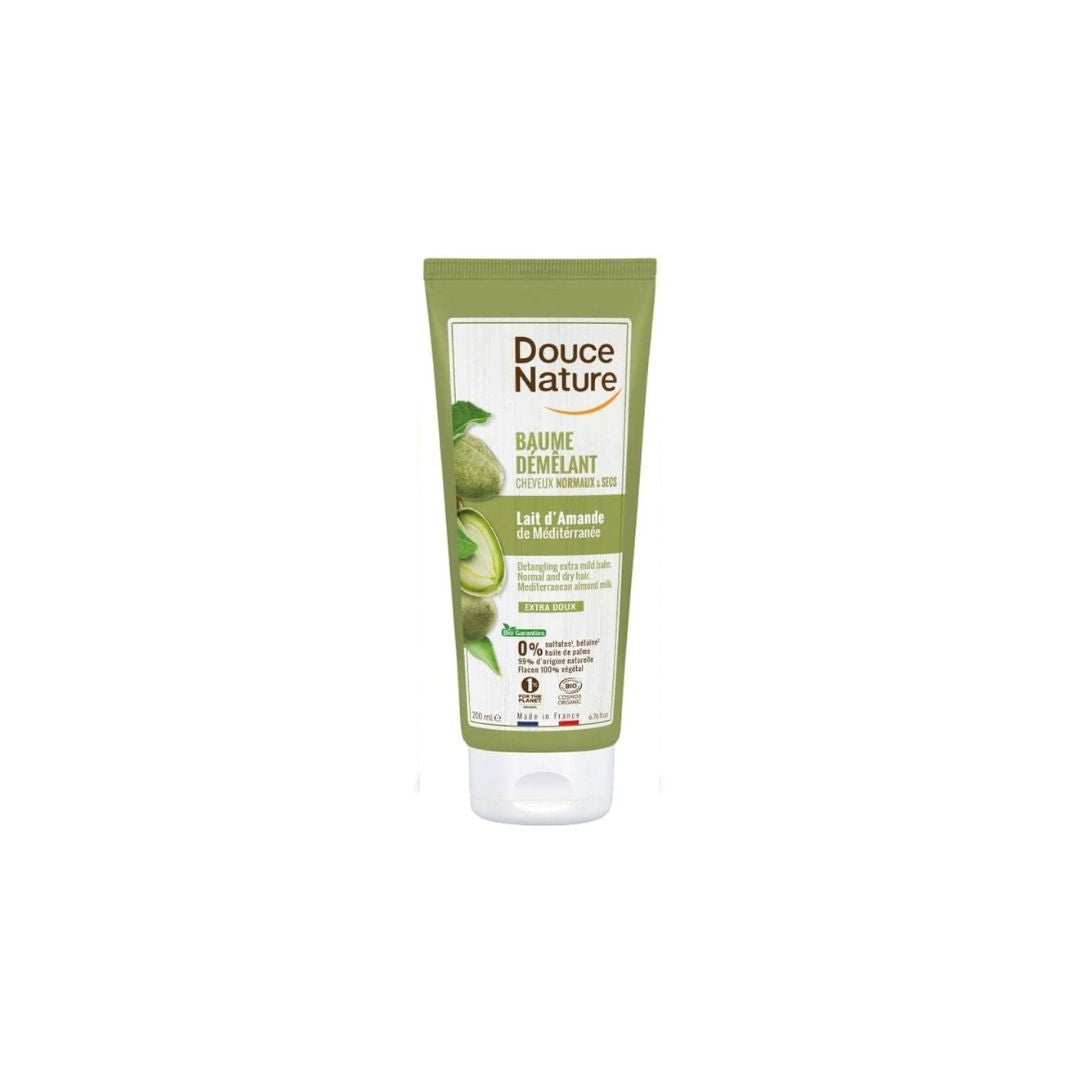 Baume Démêlant Cheveux Normaux à Secs Lait Amande 200ml - DOUCE NATURE