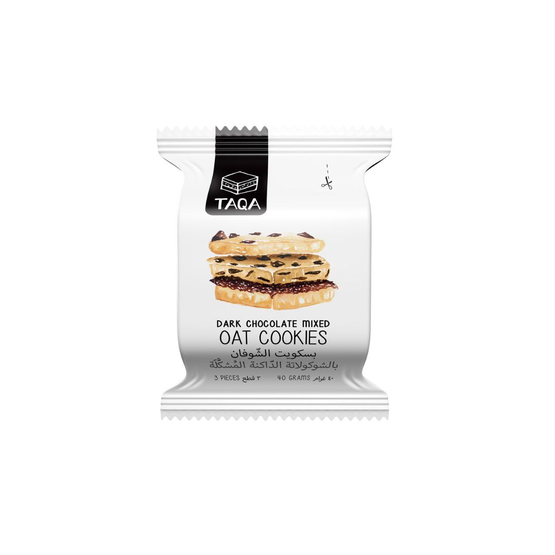 Biscuits Cookies Avoine Chocolate Mixed 40g - TAQA