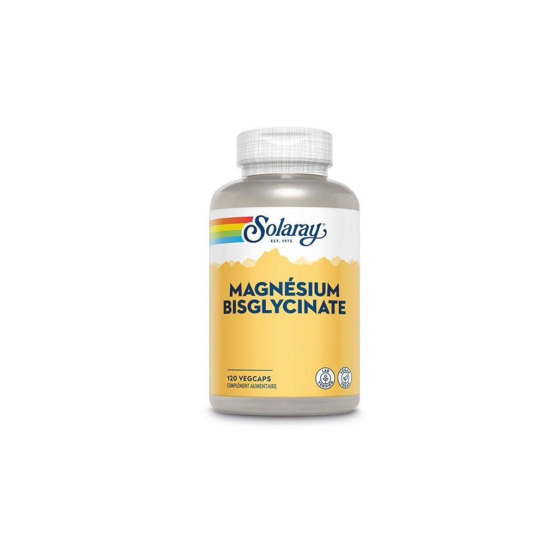 Bisglycinate de Magnésium 120 Capsules - SOLARAY