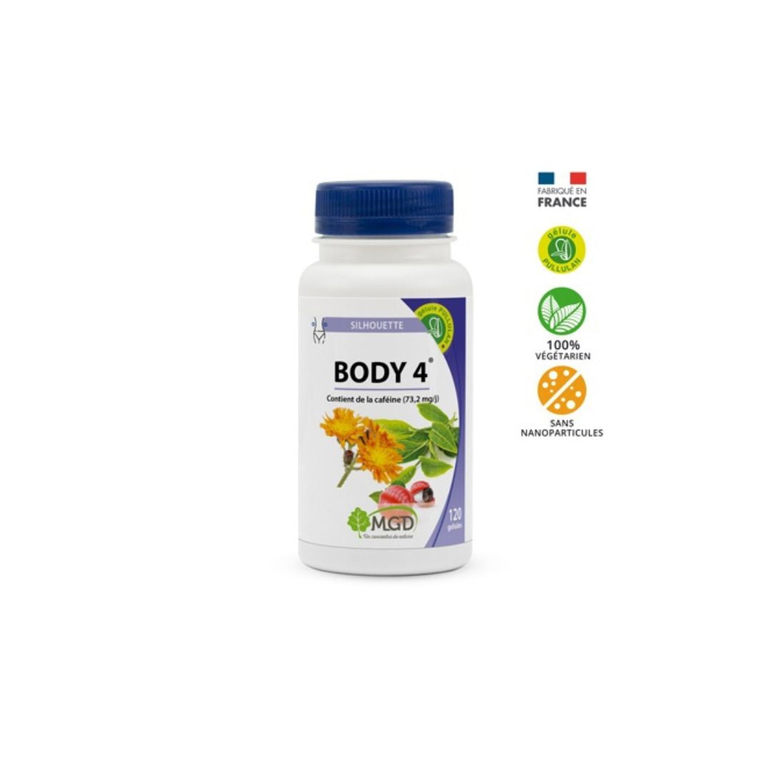 Body4 120 Gélules 293.5mg - MGD