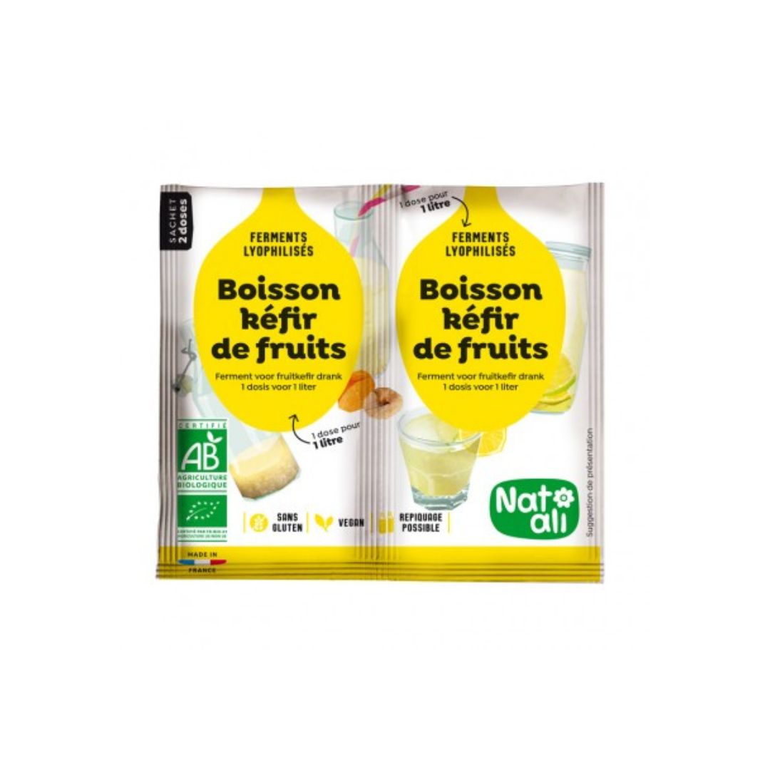 Ferment Pour Kéfir de Fruits 2*5g - NATALI